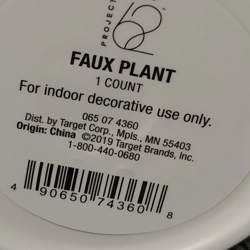 Boxwood Faux Plant Artificial Green Boxwood Arrangement White Planter- Threshold